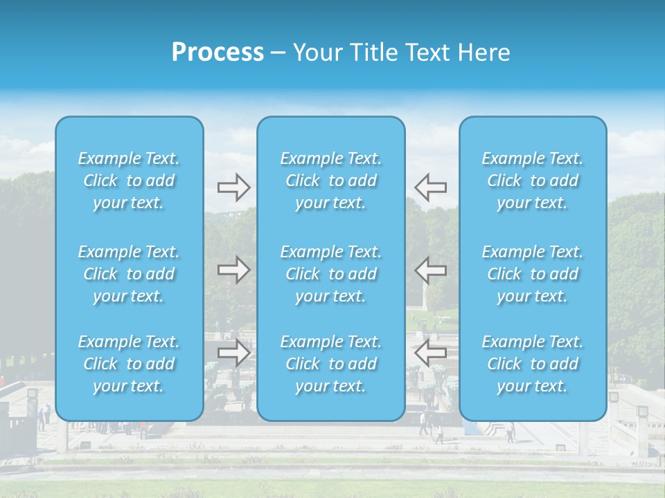 Monument Frognerpark Tourism PowerPoint Template