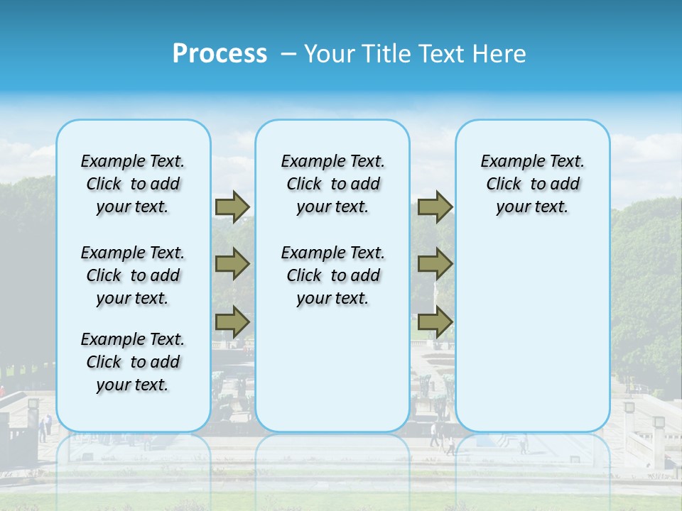 Monument Frognerpark Tourism PowerPoint Template