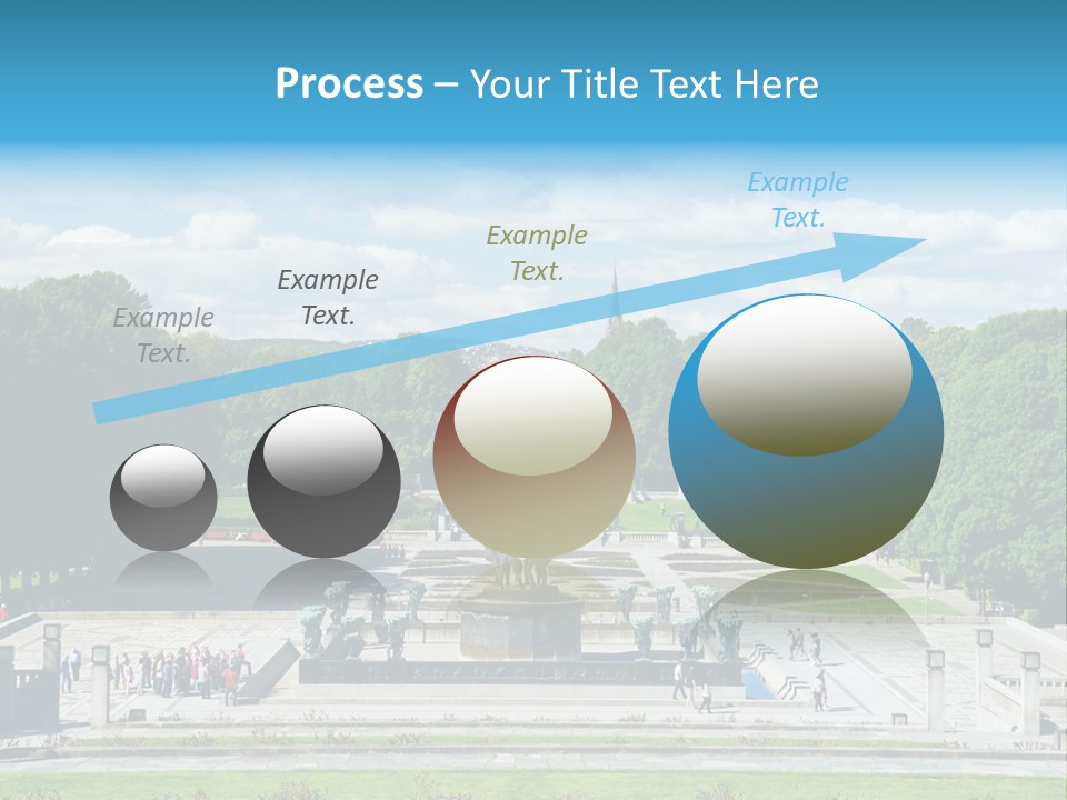 Monument Frognerpark Tourism PowerPoint Template