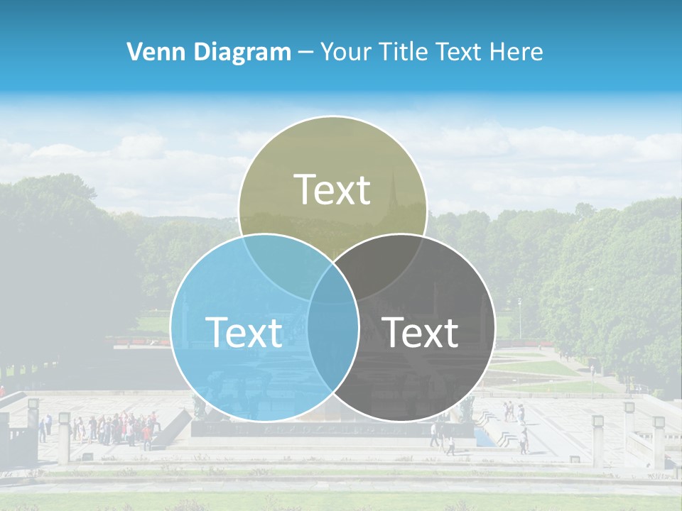 Monument Frognerpark Tourism PowerPoint Template