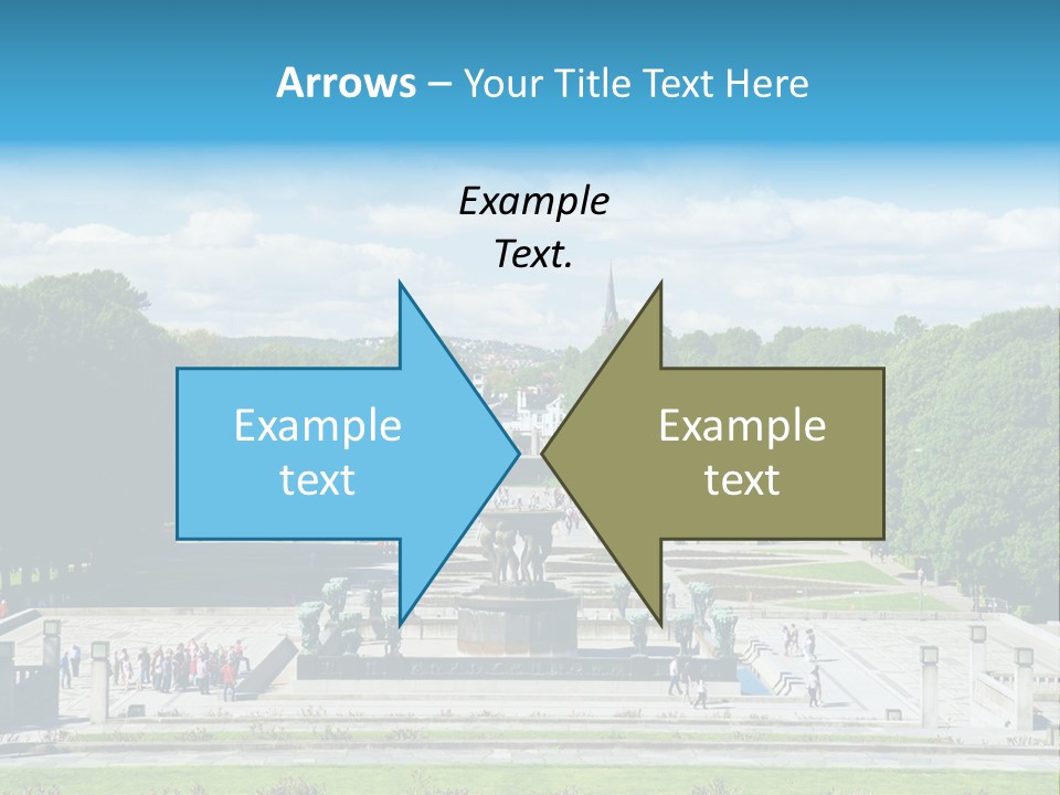 Monument Frognerpark Tourism PowerPoint Template