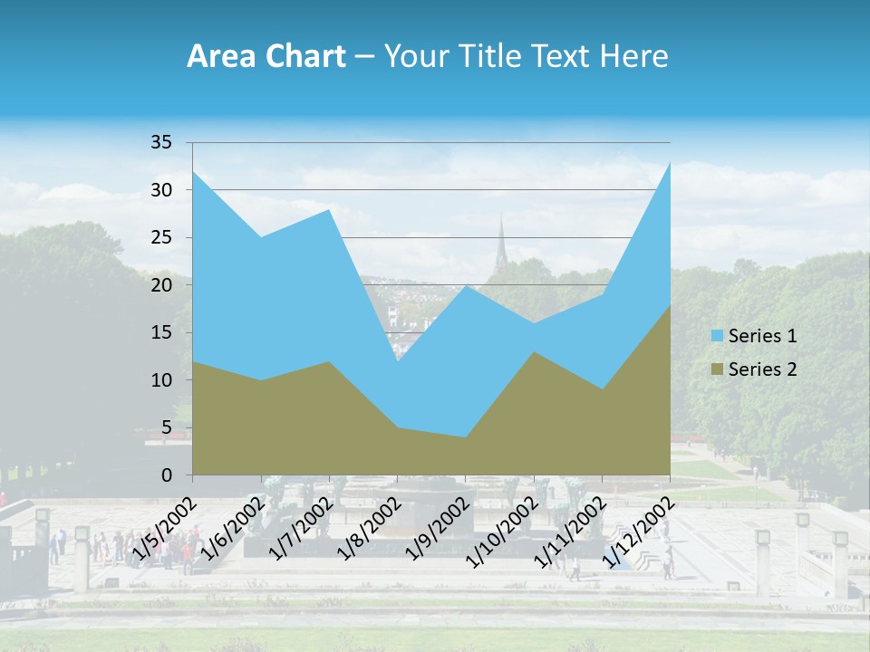 Monument Frognerpark Tourism PowerPoint Template