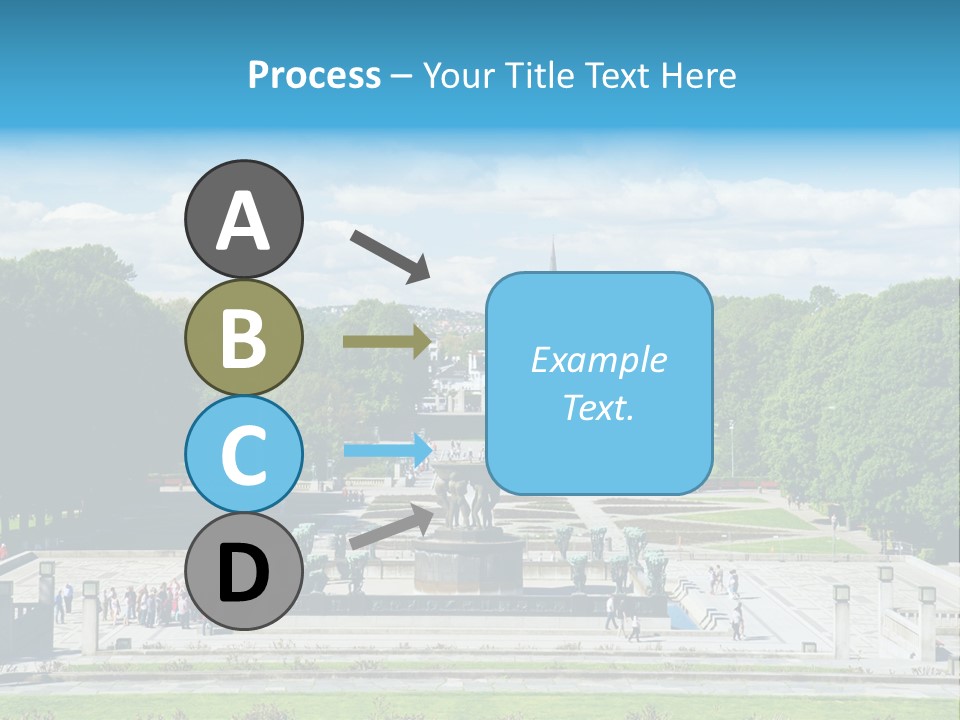 Monument Frognerpark Tourism PowerPoint Template