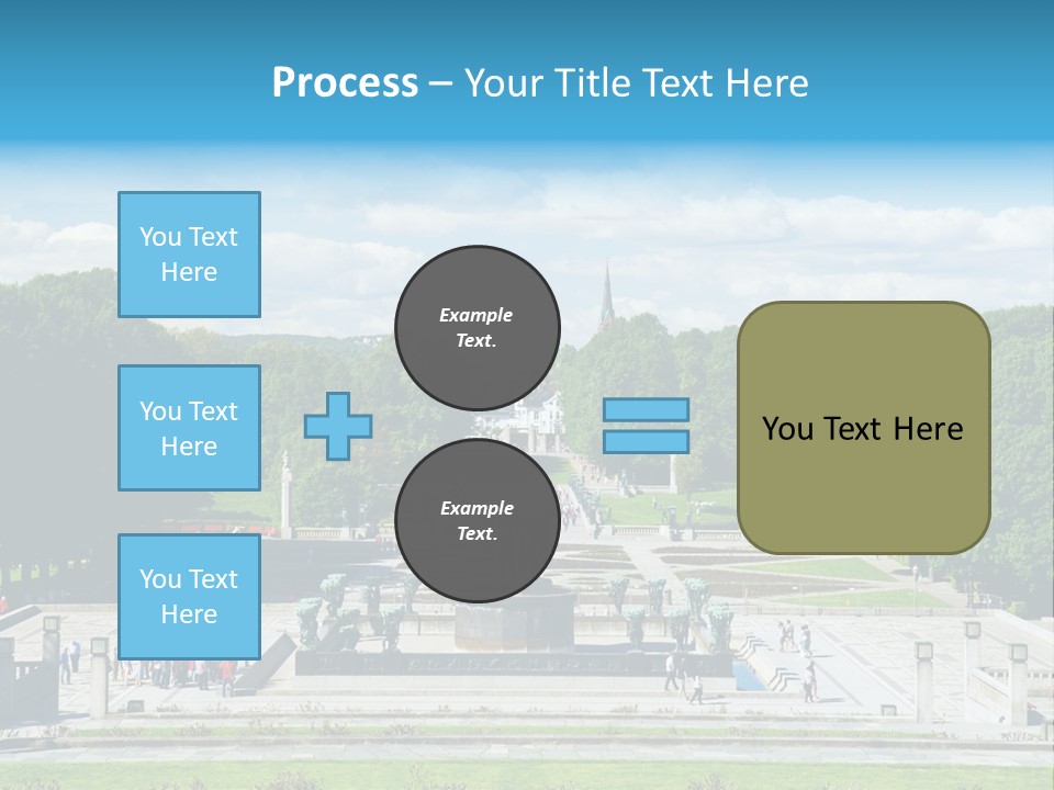Monument Frognerpark Tourism PowerPoint Template