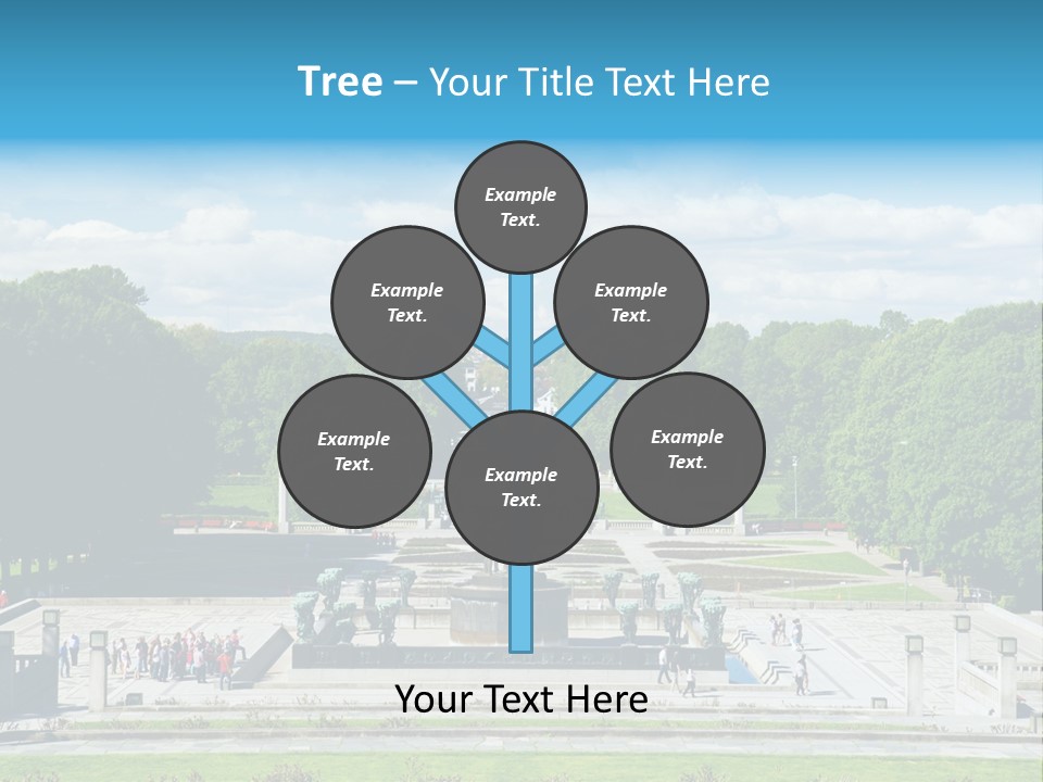 Monument Frognerpark Tourism PowerPoint Template