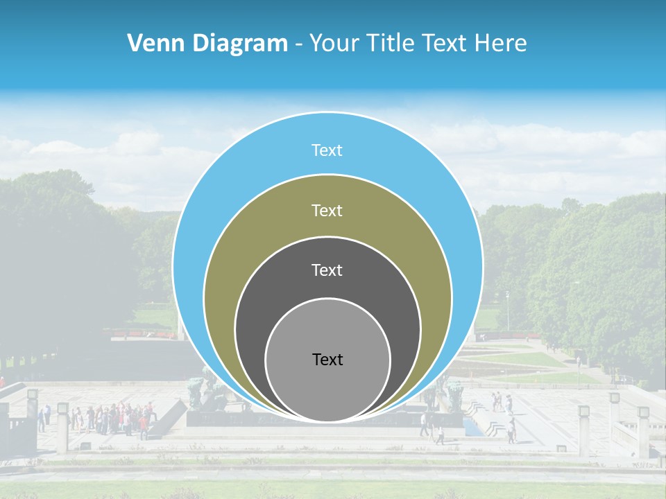 Monument Frognerpark Tourism PowerPoint Template