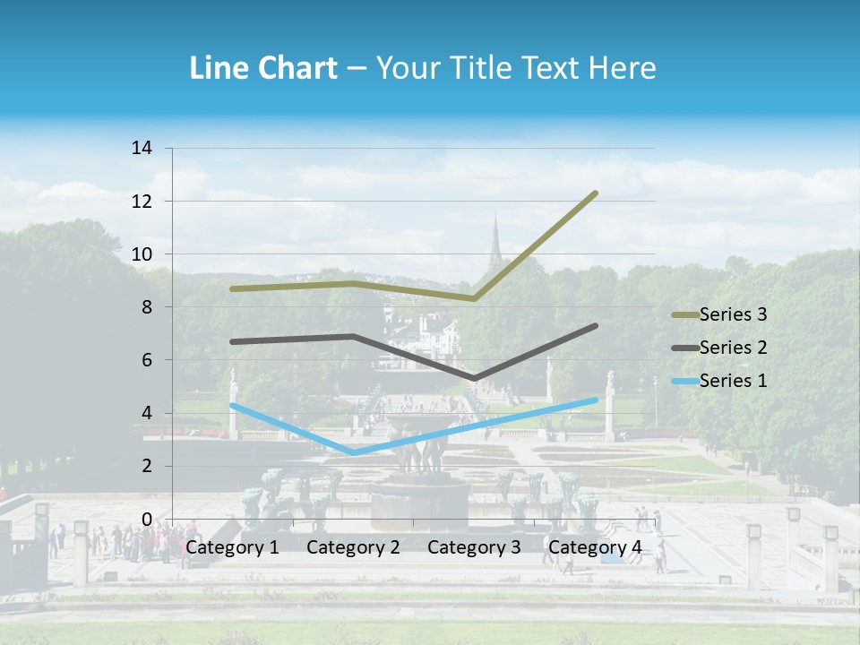 Monument Frognerpark Tourism PowerPoint Template