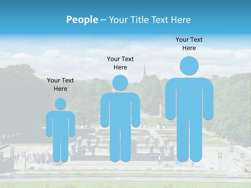 Monument Frognerpark Tourism PowerPoint Template