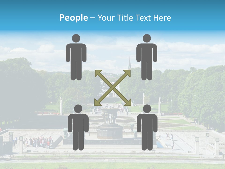 Monument Frognerpark Tourism PowerPoint Template
