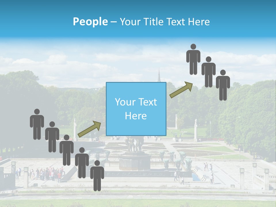 Monument Frognerpark Tourism PowerPoint Template