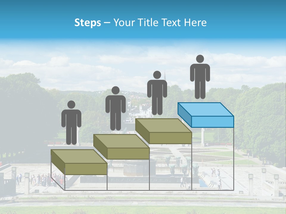 Monument Frognerpark Tourism PowerPoint Template