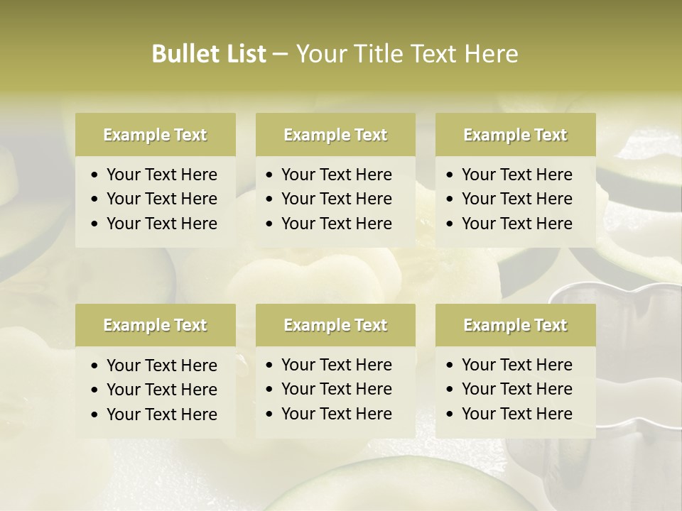 Ripe Garden Salad PowerPoint Template