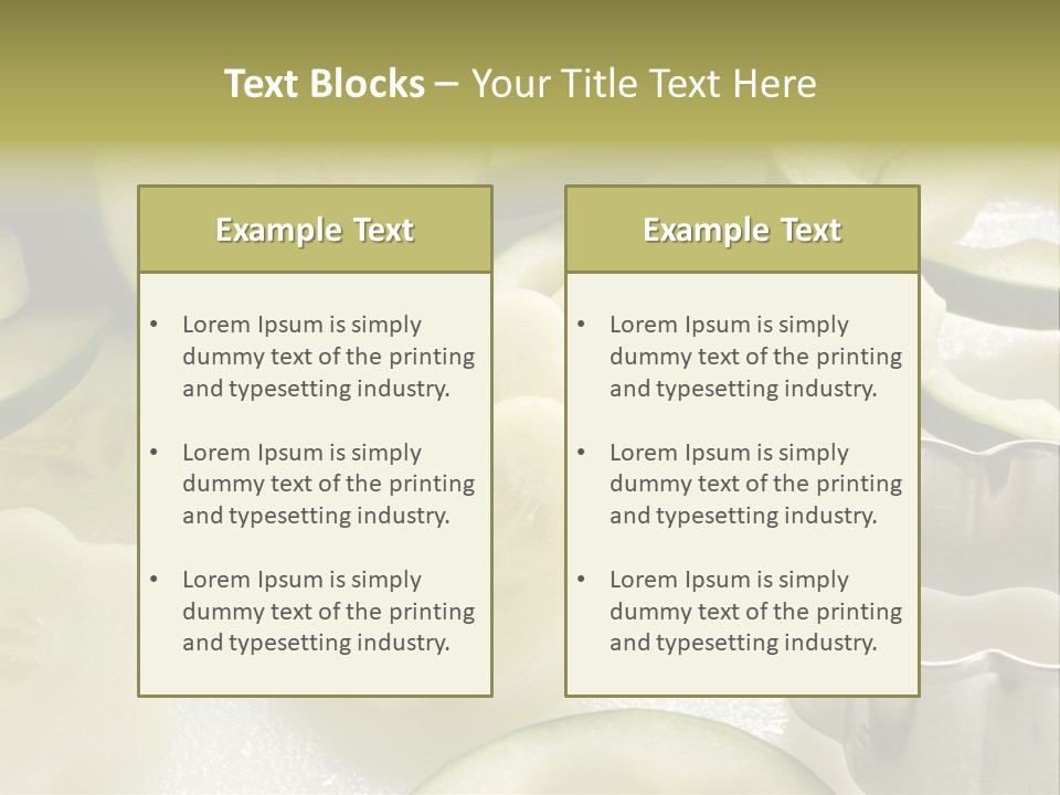 Ripe Garden Salad PowerPoint Template