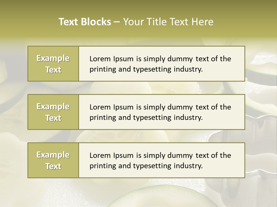 Ripe Garden Salad PowerPoint Template