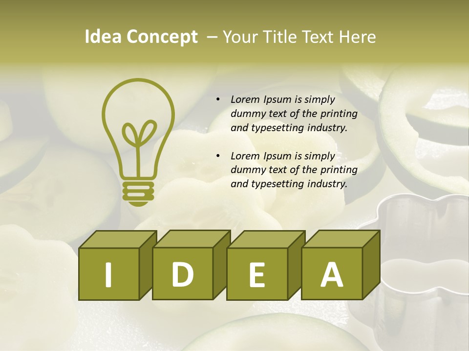 Ripe Garden Salad PowerPoint Template