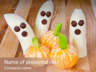 Kid Friendly Halloween Nutrient PowerPoint Template