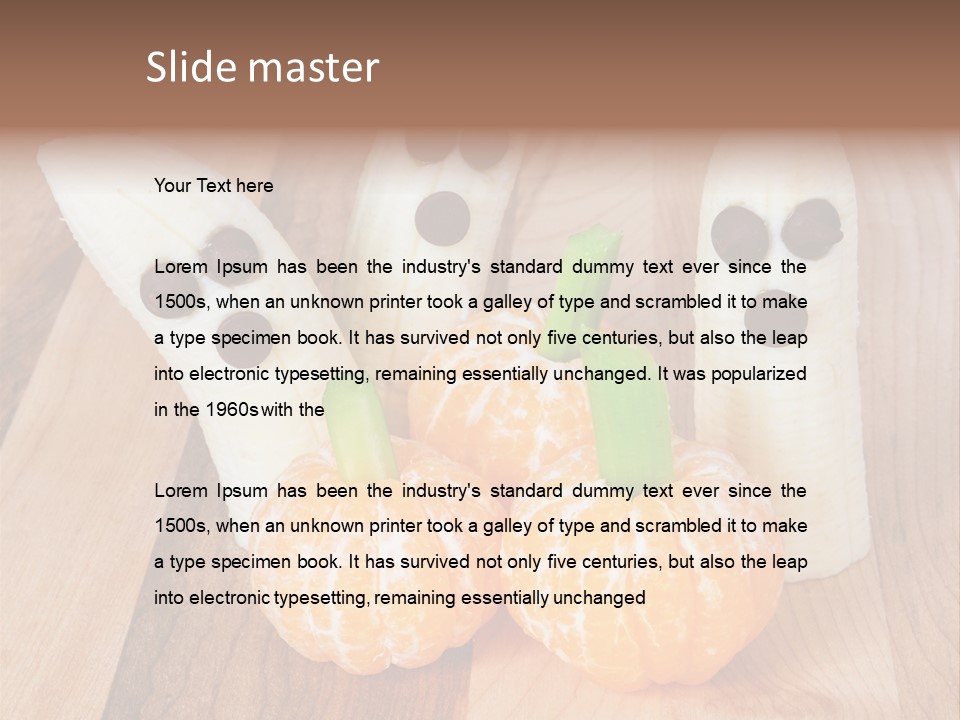 Kid Friendly Halloween Nutrient PowerPoint Template