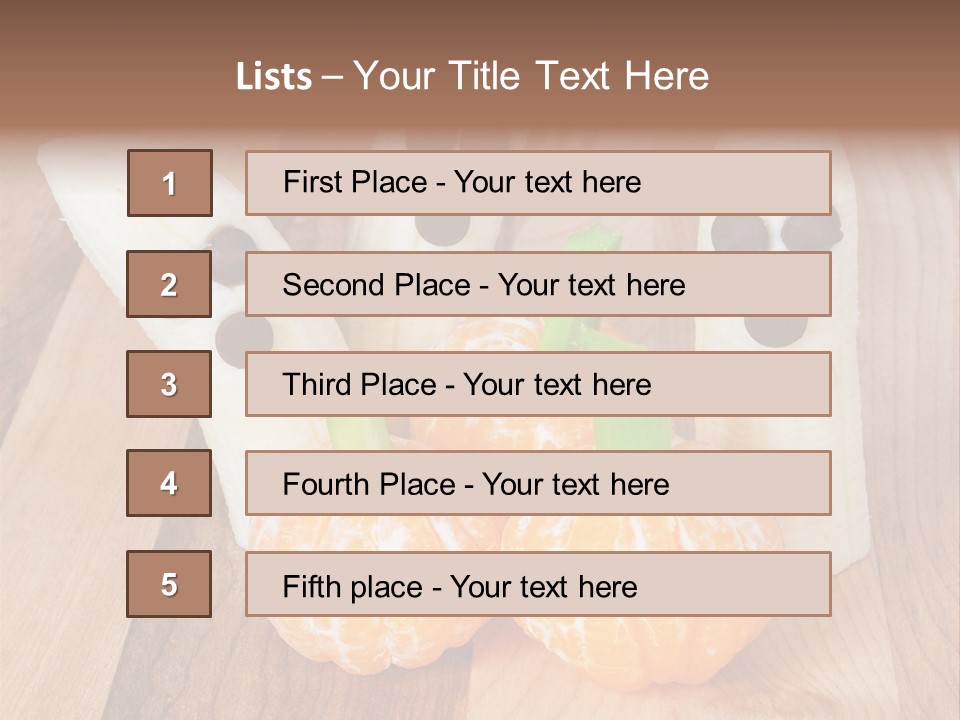 Kid Friendly Halloween Nutrient PowerPoint Template