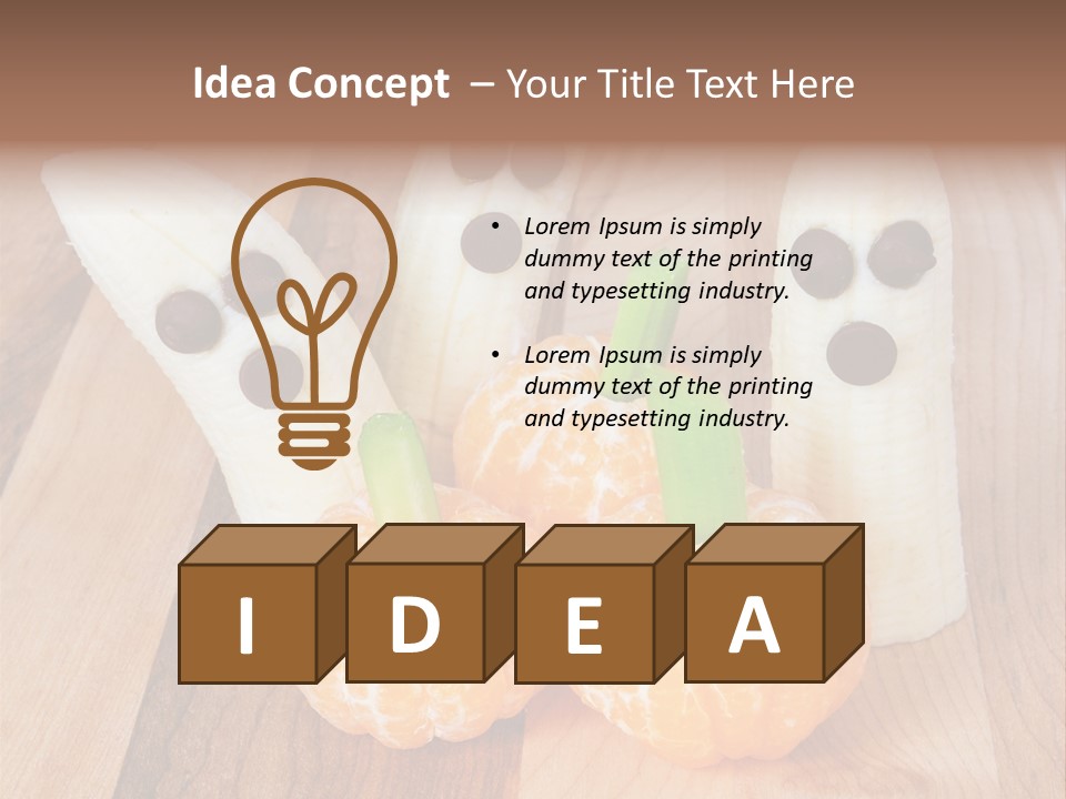 Kid Friendly Halloween Nutrient PowerPoint Template