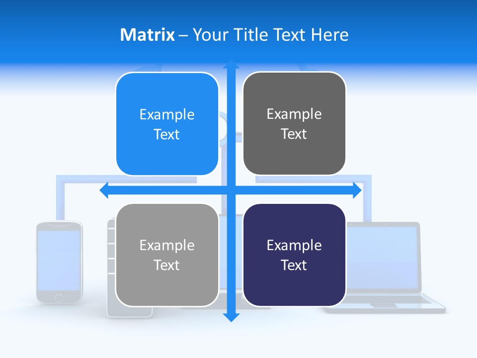 File Cloud Storage Network PowerPoint Template