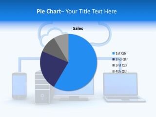 File Cloud Storage Network PowerPoint Template