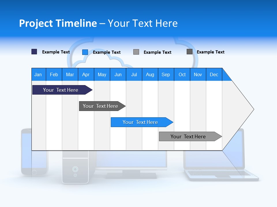 File Cloud Storage Network PowerPoint Template