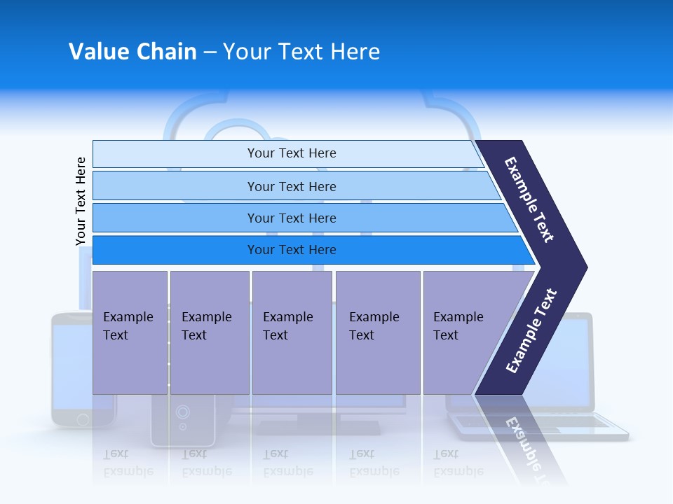 File Cloud Storage Network PowerPoint Template