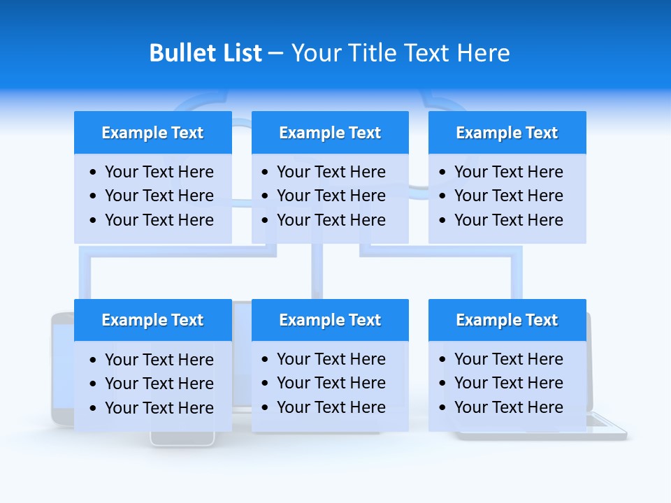 File Cloud Storage Network PowerPoint Template