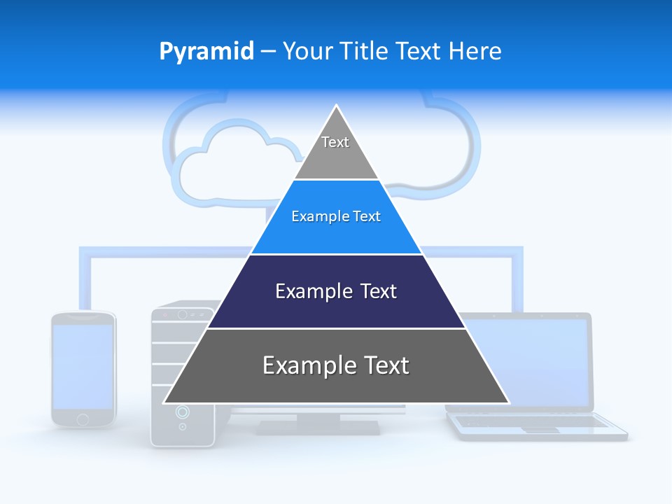 File Cloud Storage Network PowerPoint Template