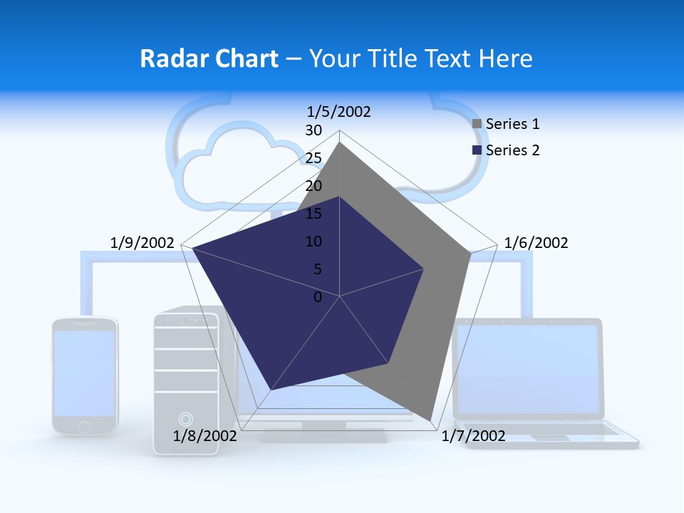 File Cloud Storage Network PowerPoint Template