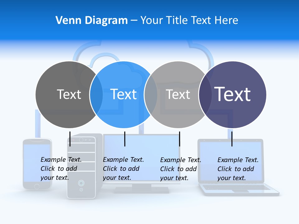 File Cloud Storage Network PowerPoint Template