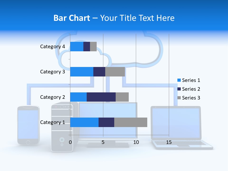 File Cloud Storage Network PowerPoint Template