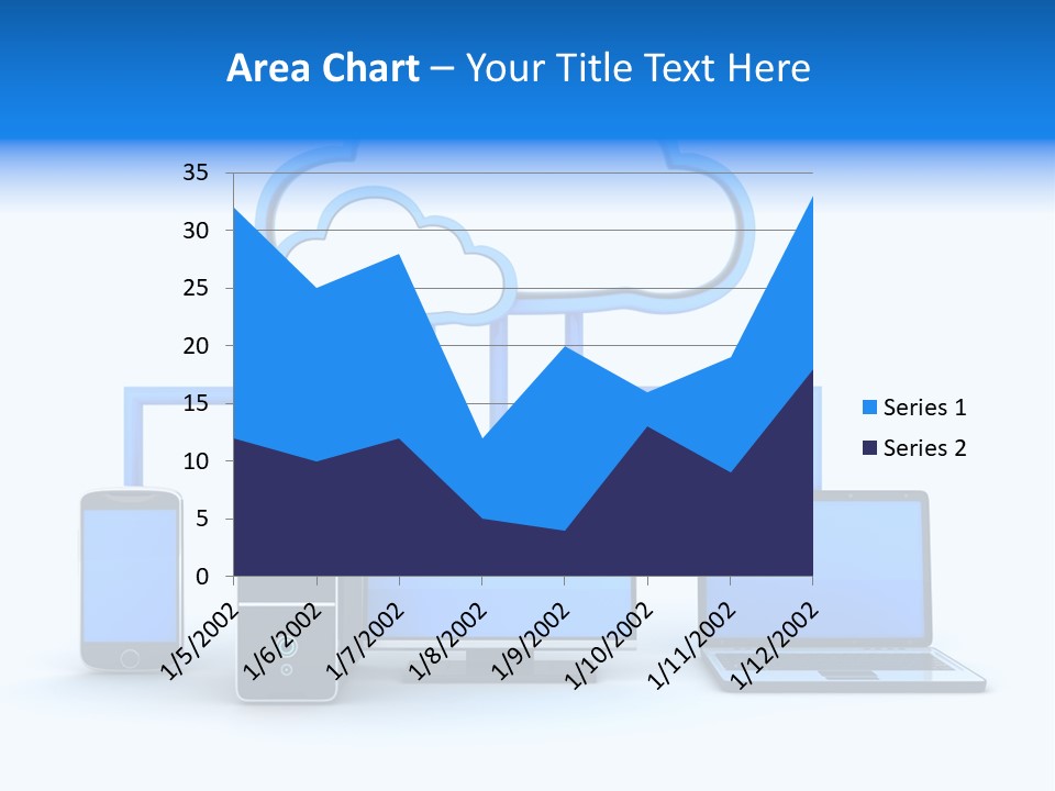 File Cloud Storage Network PowerPoint Template