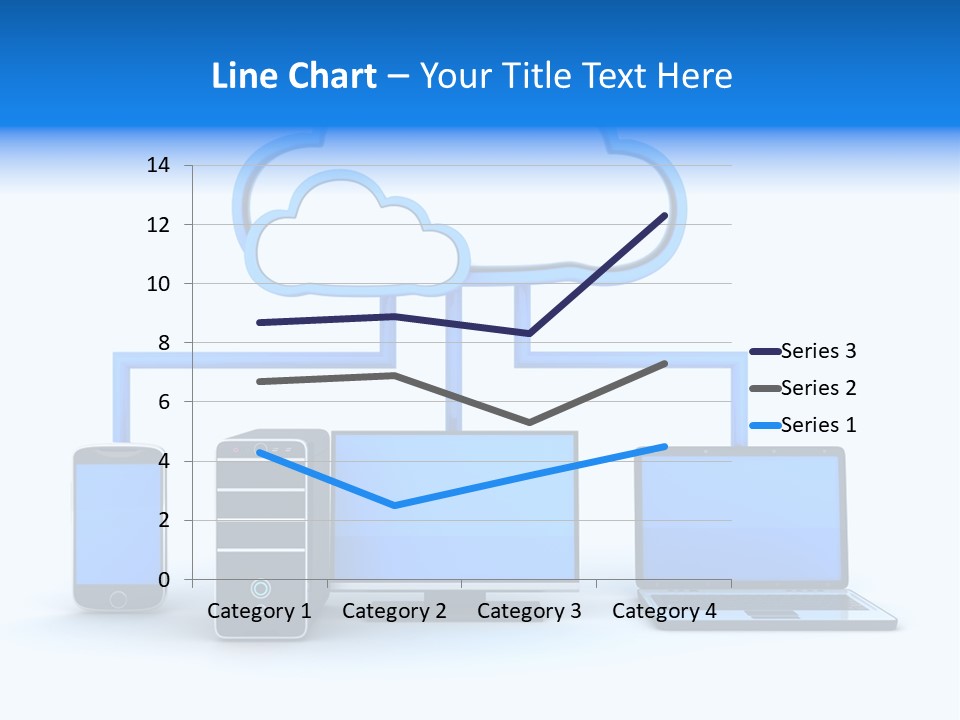 File Cloud Storage Network PowerPoint Template