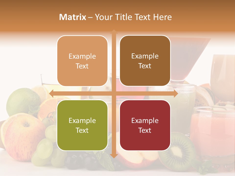 Grape Banana Detox PowerPoint Template