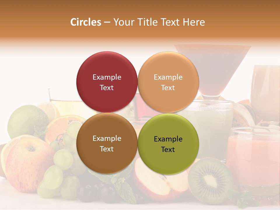 Grape Banana Detox PowerPoint Template