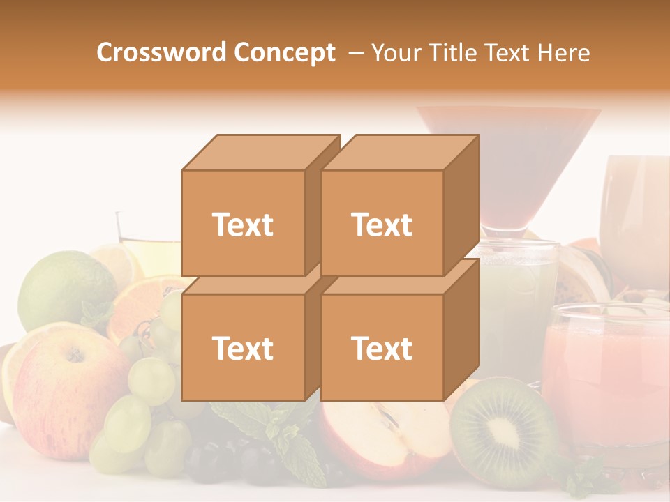 Grape Banana Detox PowerPoint Template