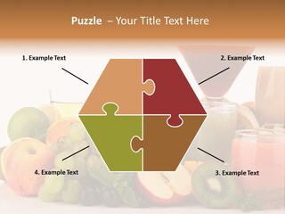 Grape Banana Detox PowerPoint Template