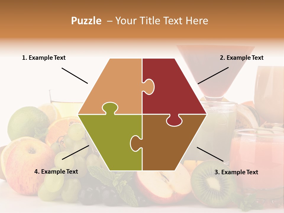 Grape Banana Detox PowerPoint Template