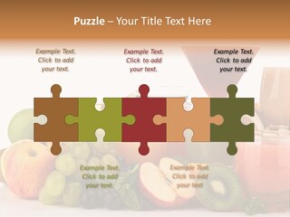 Grape Banana Detox PowerPoint Template