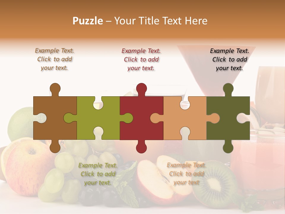 Grape Banana Detox PowerPoint Template