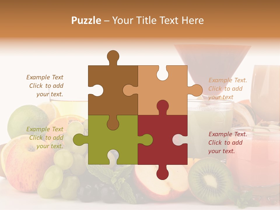 Grape Banana Detox PowerPoint Template