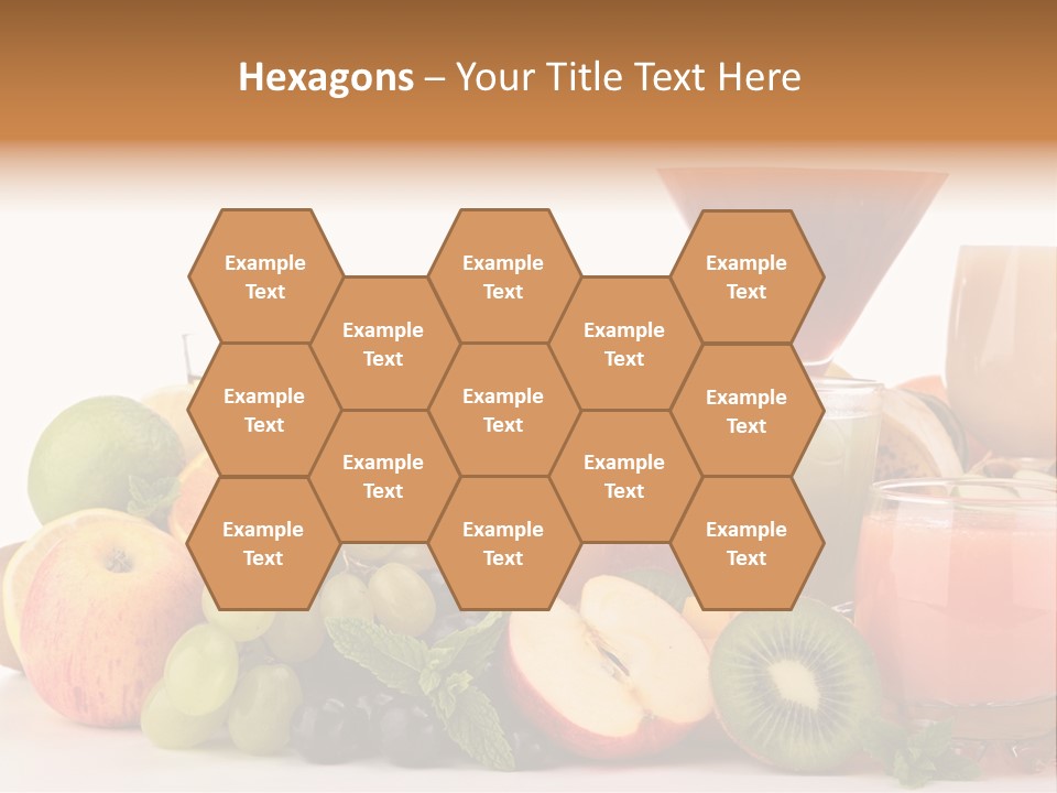 Grape Banana Detox PowerPoint Template