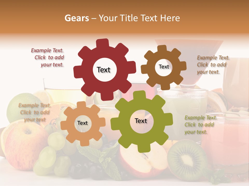 Grape Banana Detox PowerPoint Template