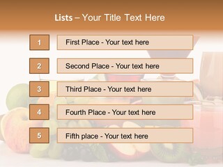 Grape Banana Detox PowerPoint Template