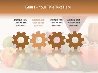 Grape Banana Detox PowerPoint Template