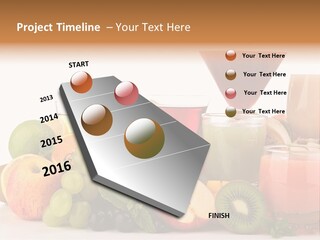 Grape Banana Detox PowerPoint Template
