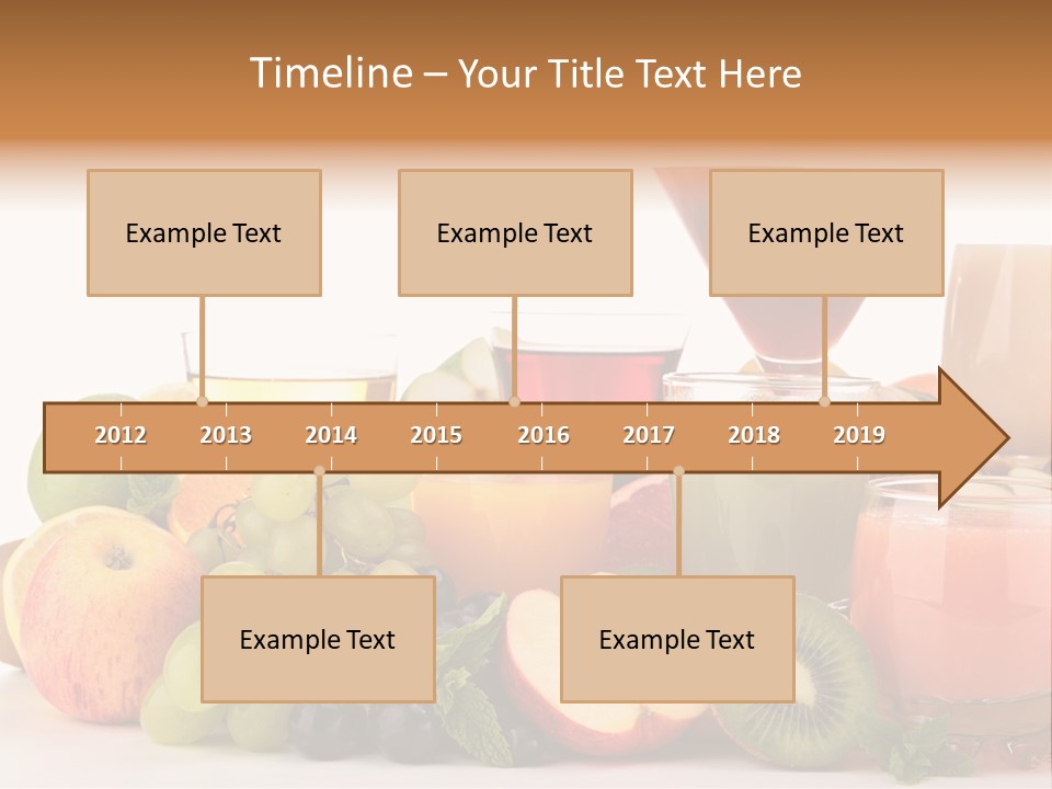 Grape Banana Detox PowerPoint Template