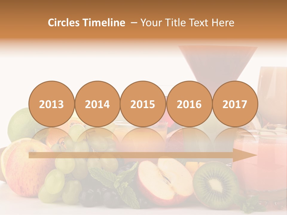 Grape Banana Detox PowerPoint Template