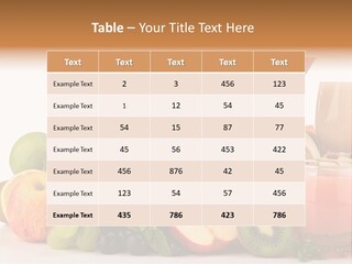 Grape Banana Detox PowerPoint Template